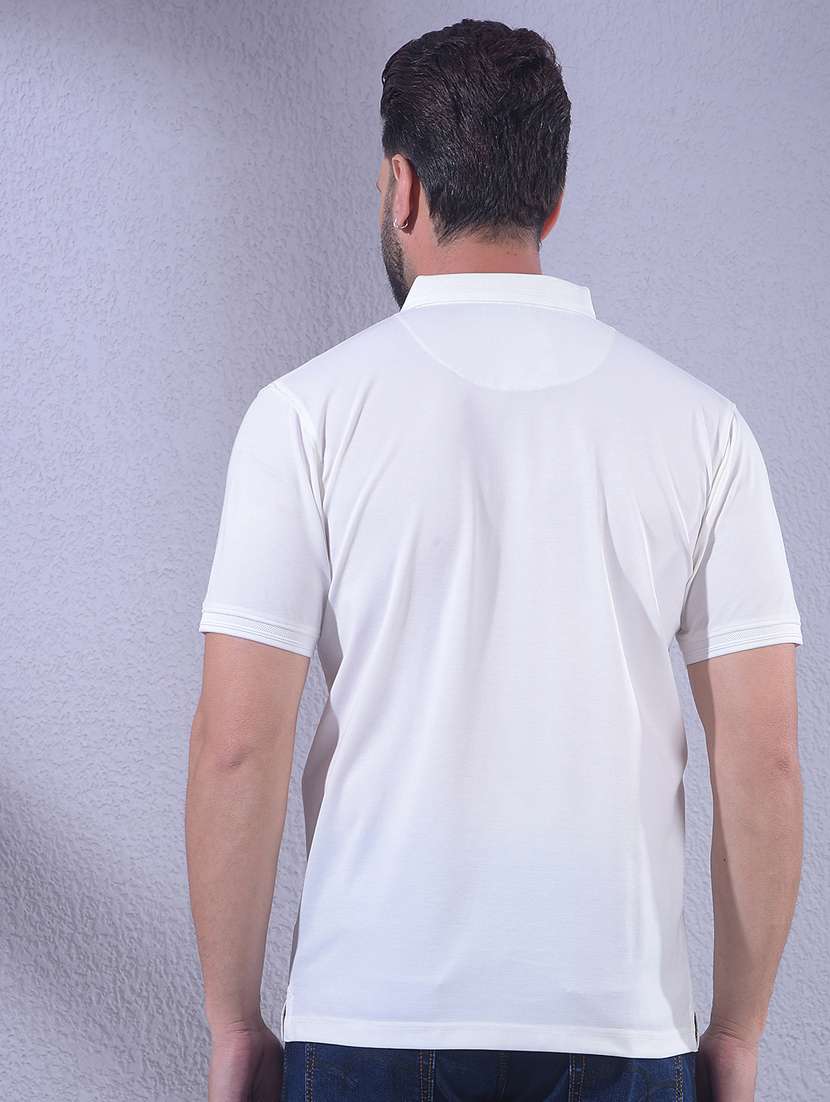 men solid short sleeve regular fit polo t-shirt - 22335948 -  Standard Image - 3