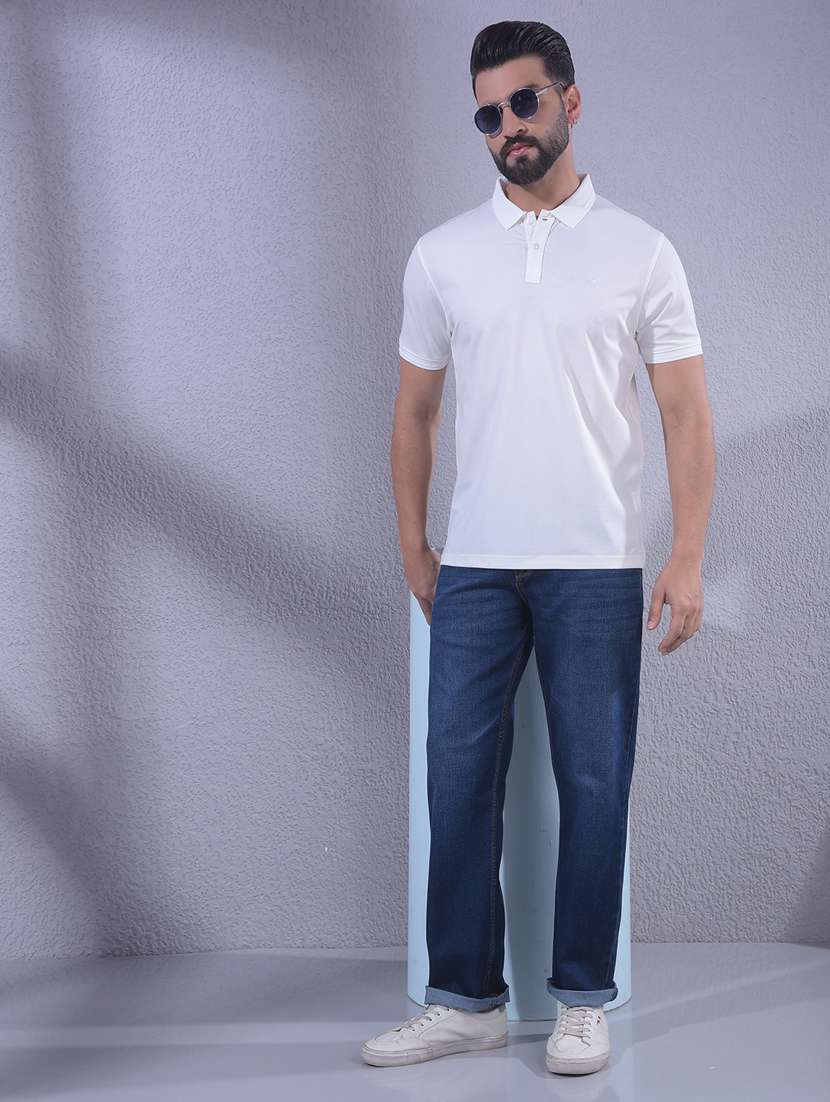 men solid short sleeve regular fit polo t-shirt - 22335948 -  Standard Image - 5