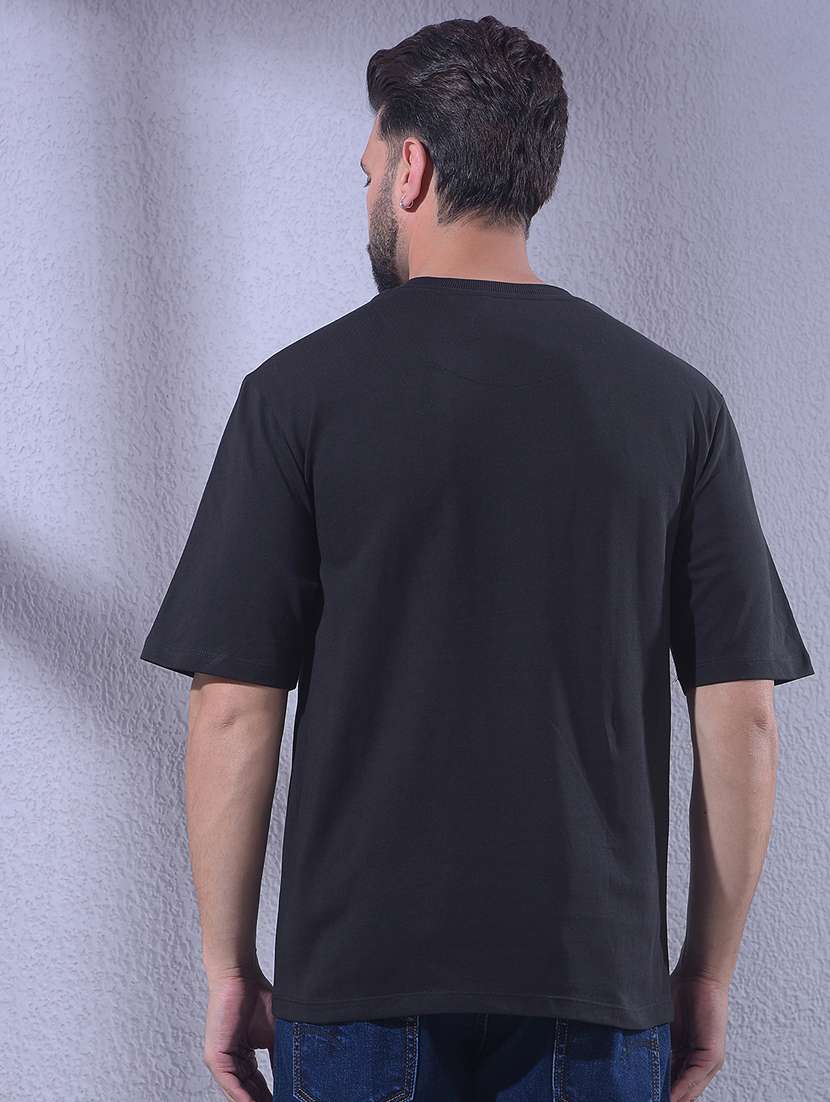 men logo print short sleeve oversized t-shirt - 22335982 -  Standard Image - 3