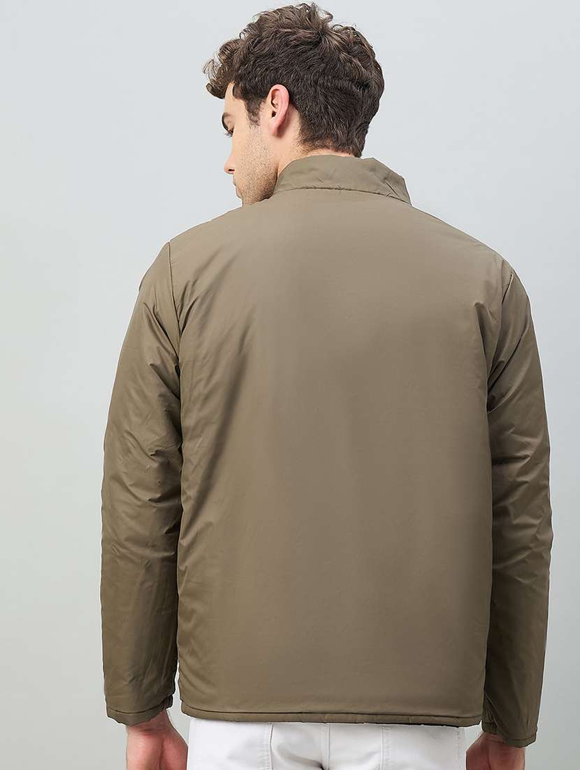 men solid long sleeve reversible bomber jacket - 22336143 -  Standard Image - 3