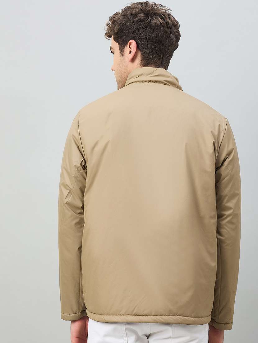 men solid long sleeve reversible bomber jacket - 22336146 -  Standard Image - 3