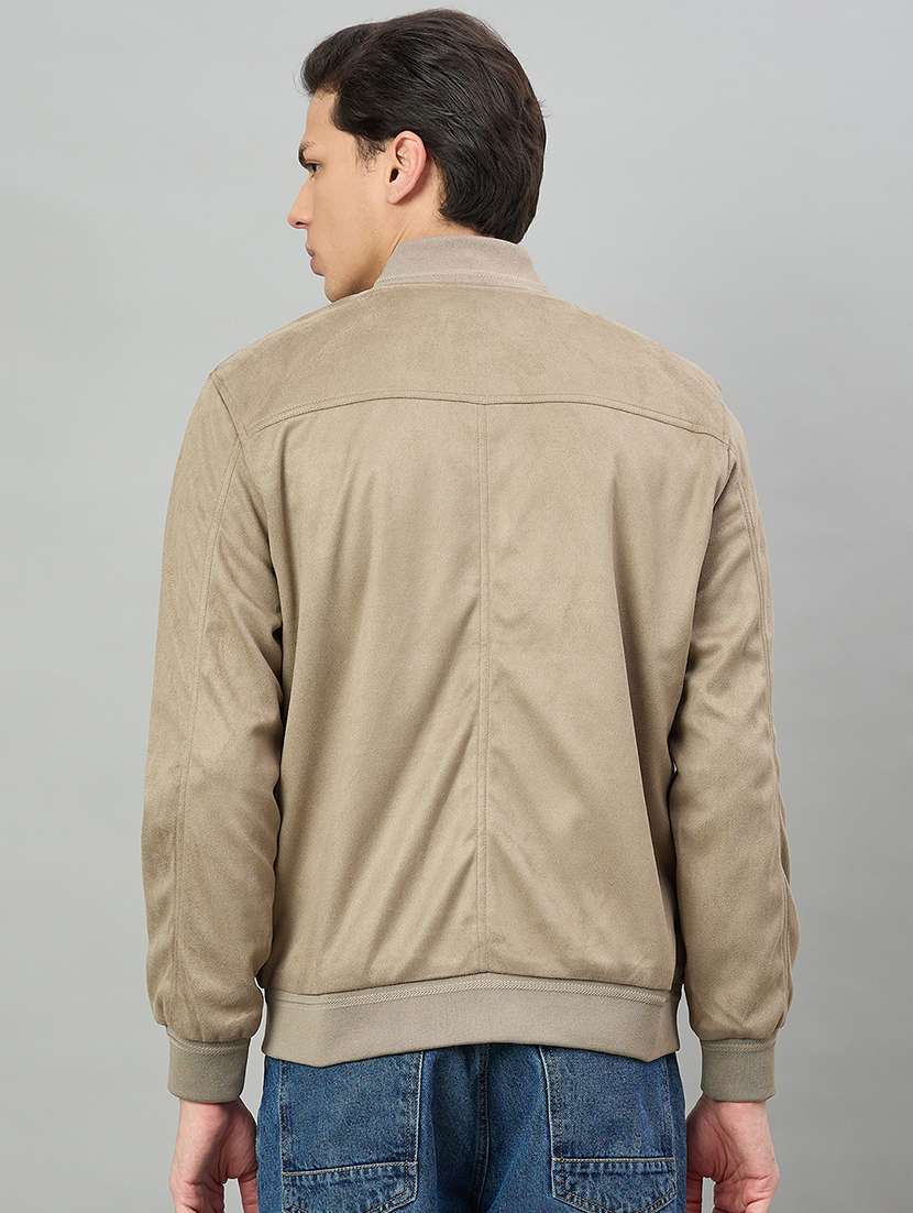 men solid long sleeve casual jacket - 22336154 -  Standard Image - 3