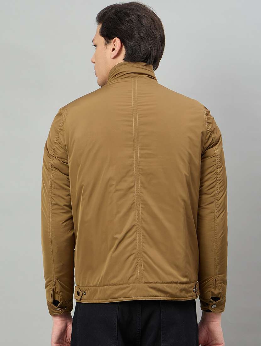 men solid long sleeve bomber jacket - 22336156 -  Standard Image - 3