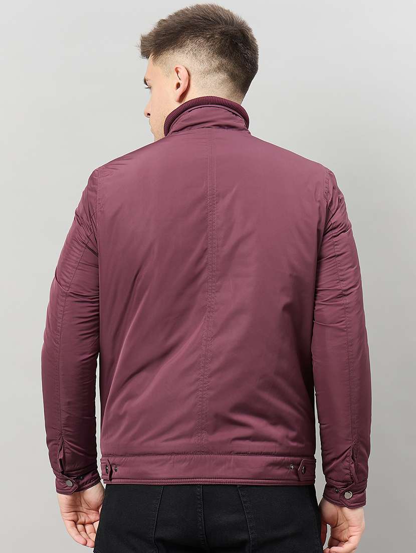 men solid long sleeve bomber jacket - 22336157 -  Standard Image - 3