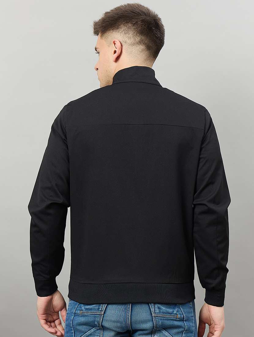 men solid long sleeve bomber jacket - 22336158 -  Standard Image - 3