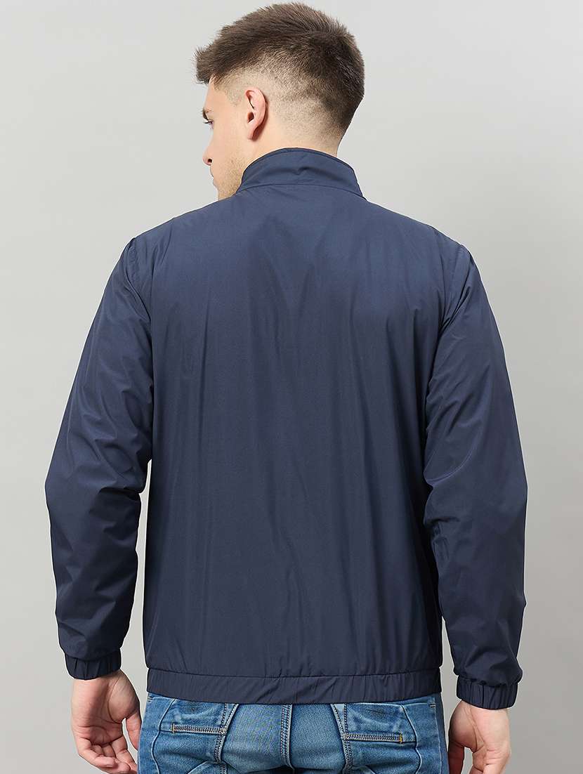 men solid long sleeve bomber jacket - 22336161 -  Standard Image - 3