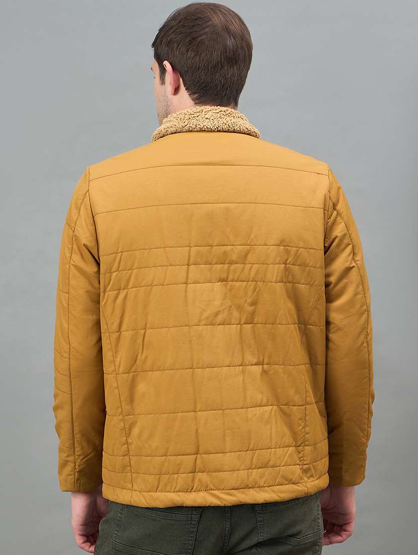 men solid long sleeve puffer jacket - 22336168 -  Standard Image - 3