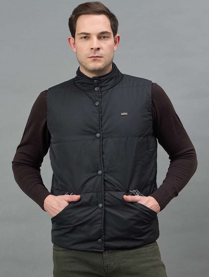 men printed sleeveless reversible bomber jacket - 22336169 -  Standard Image - 3