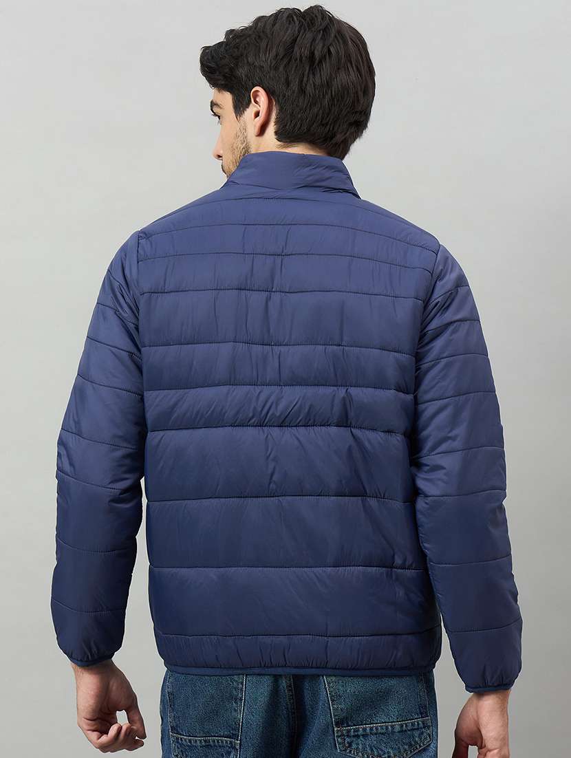 men solid long sleeve puffer jacket - 22336186 -  Standard Image - 3