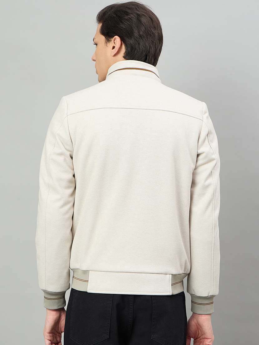 men solid long sleeve bomber jacket - 22336189 -  Standard Image - 3