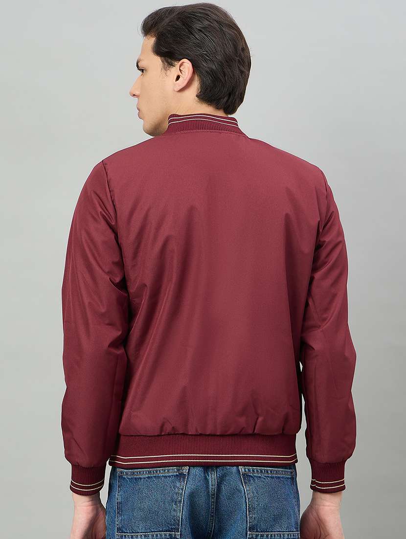 men color block long sleeve varsity jacket - 22336193 -  Standard Image - 3