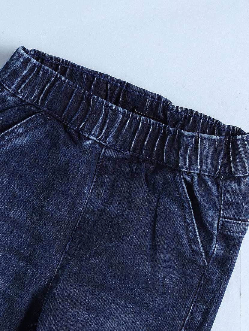 blue poly cotton plain jogger - 22336593 -  Standard Image - 3