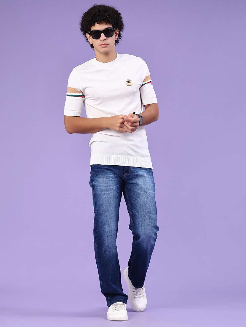 men striped short sleeve regular fit t-shirt - 22336616 -  Standard Image - 3