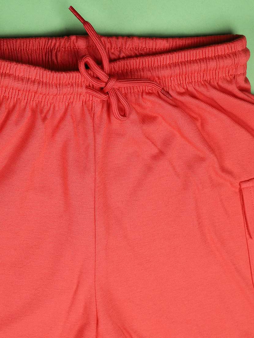 girls printed round neck t-shirt and short co-ord set - 22336647 -  Standard Image - 5