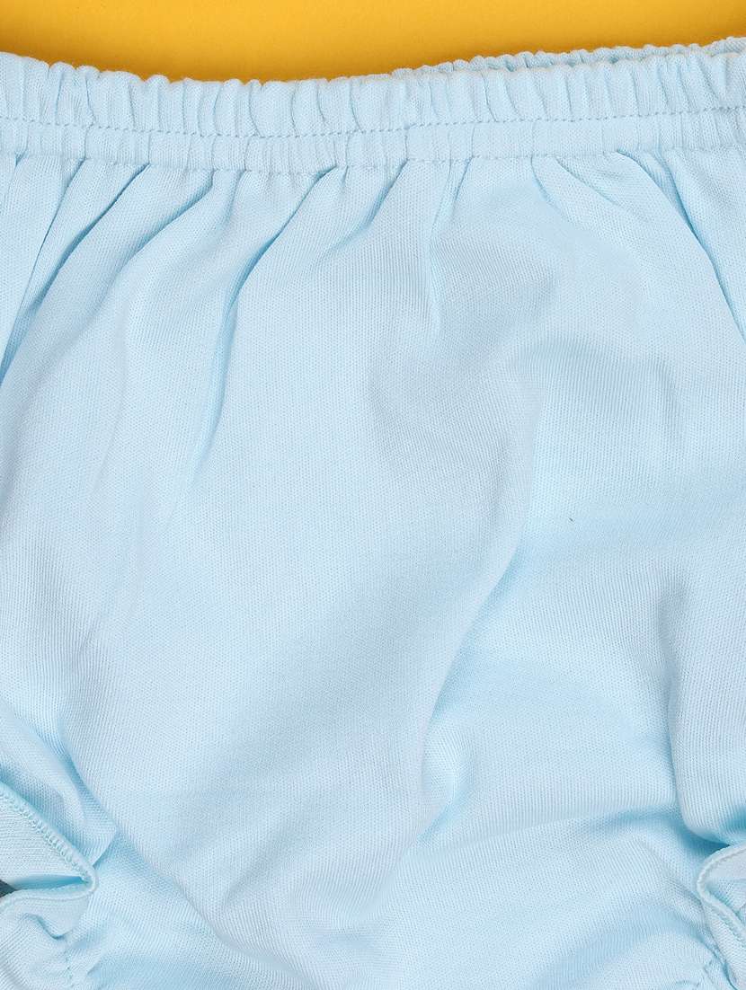 girls printed short sleeve frock with blommer - 22336667 -  Standard Image - 5