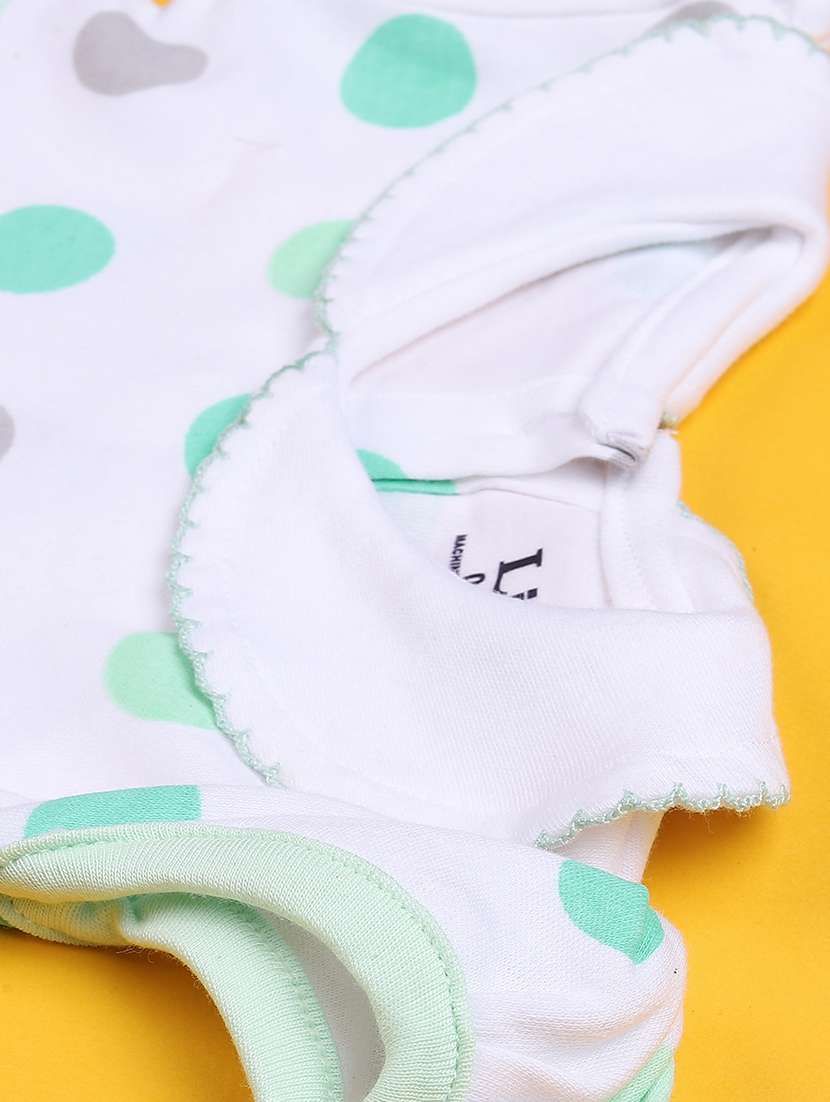 girls printed short sleeve frock with blommer - 22336681 -  Standard Image - 5