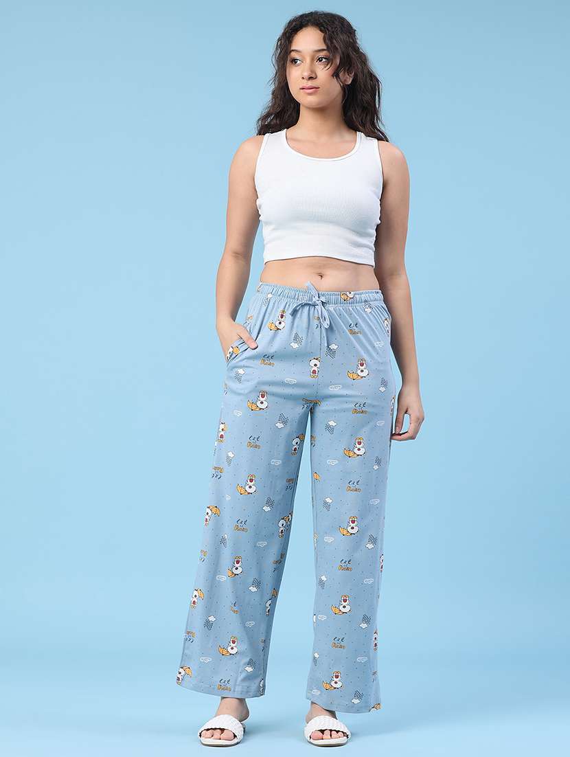 women printed mid rise pajama - 22337370 -  Standard Image - 5