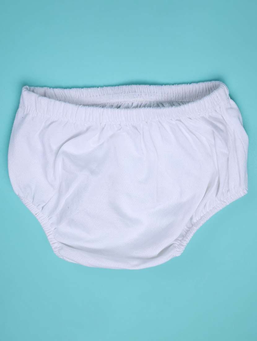 girls printed short sleeve frock with blommer - 22337417 -  Standard Image - 5