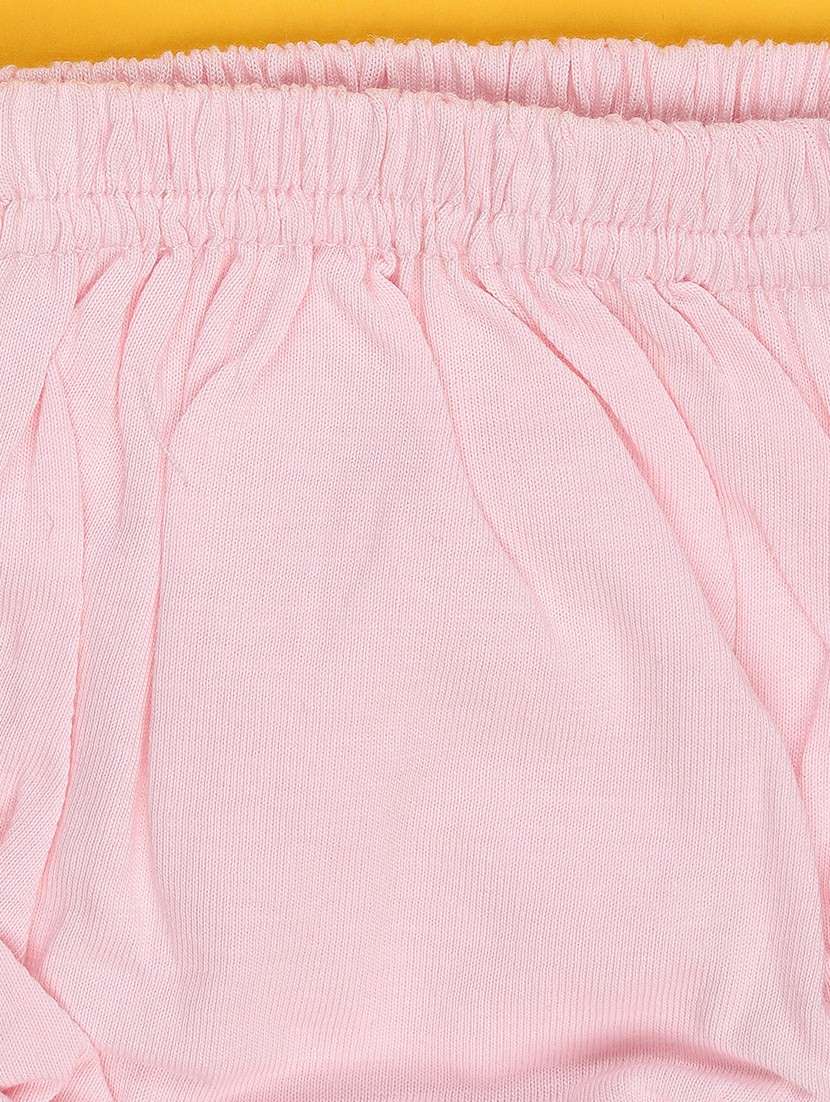 girls printed short sleeve frock with blommer - 22337468 -  Standard Image - 5