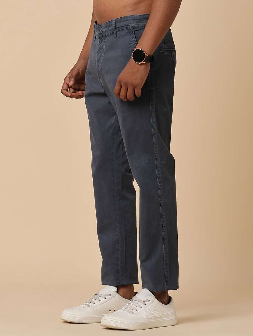 Grey Cotton Jeans - 22337550 -  Standard Image - 3