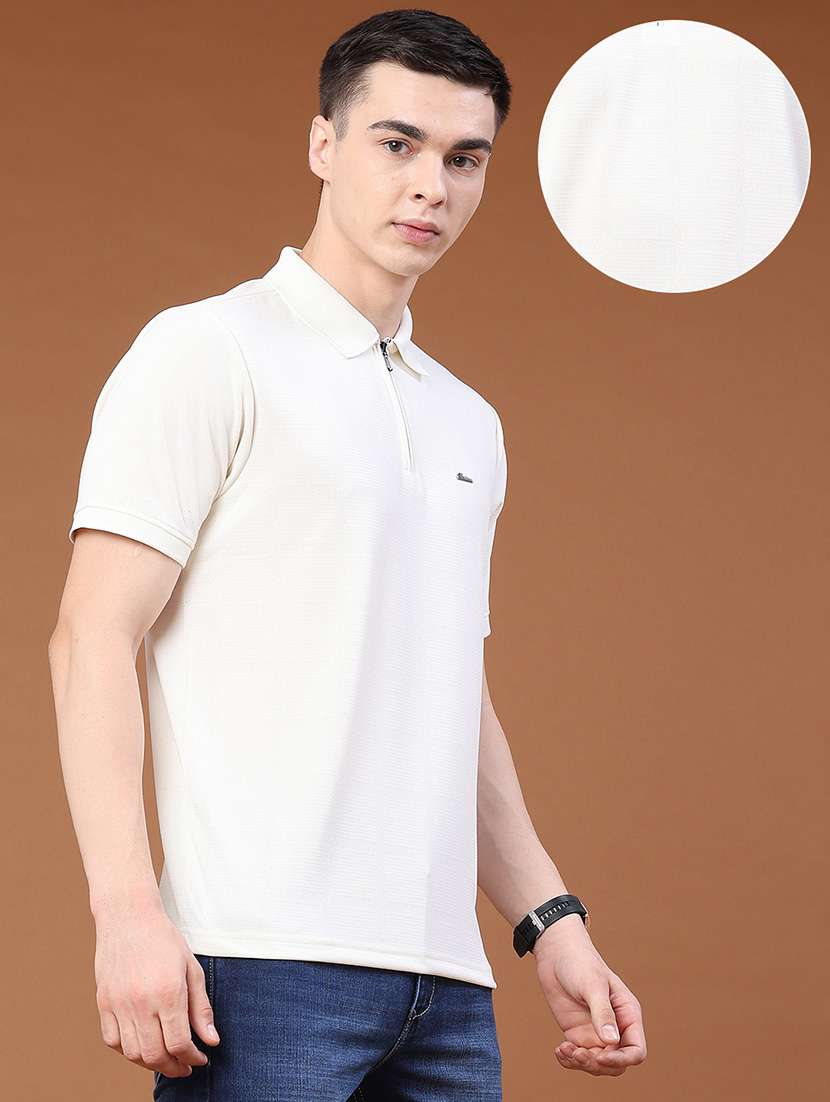 men self design short sleeve regular fit polo t-shirt - 22337557 -  Standard Image - 3