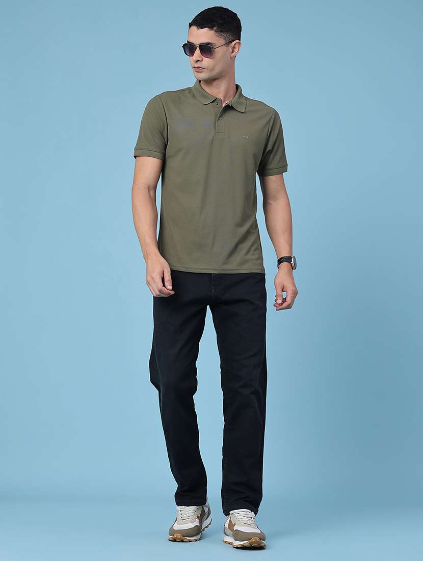 men solid short sleeve regular fit polo t-shirt - 22337560 -  Standard Image - 5