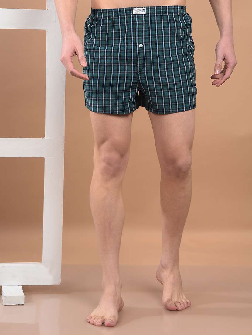 men pack of 3 checkered regular fit boxer - 22337613 -  Standard Image - 3