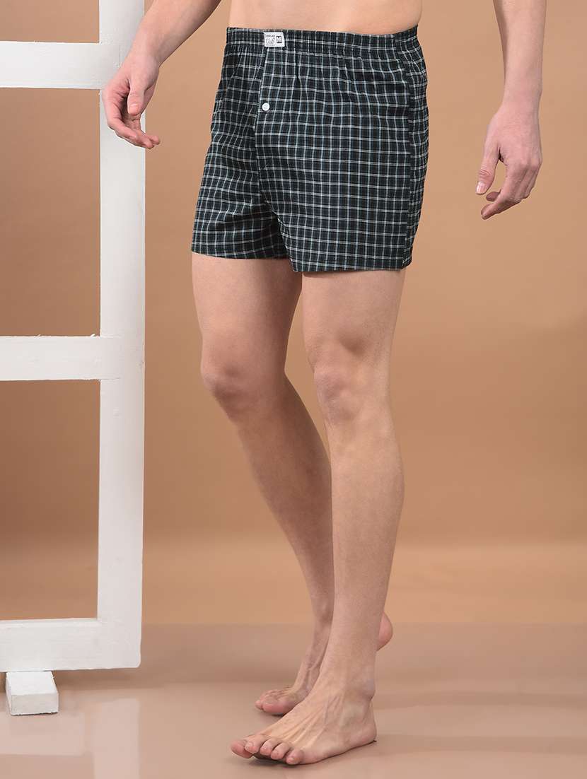 men pack of 3 checkered regular fit boxer - 22337617 -  Standard Image - 3
