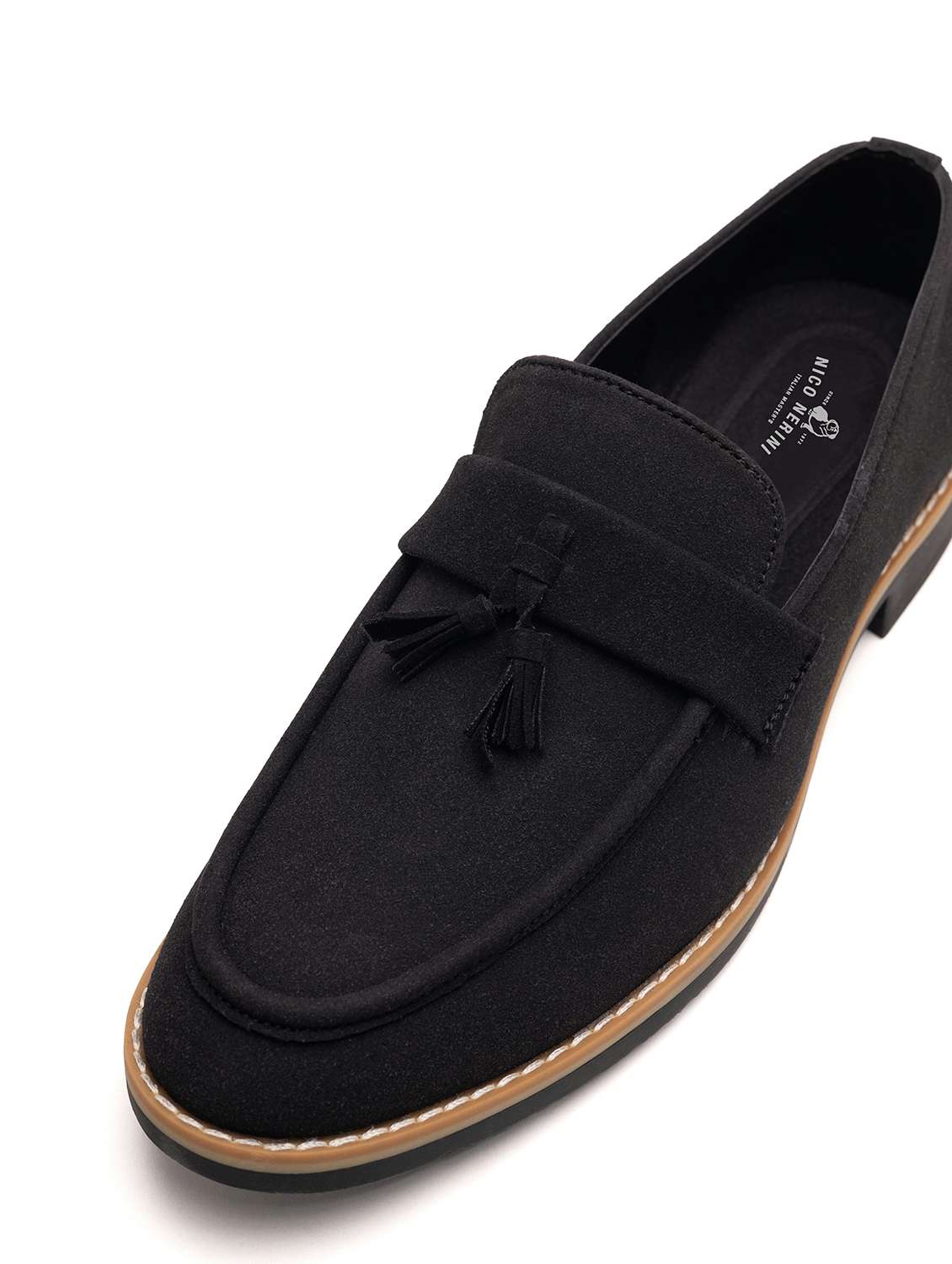 men solid slip on loafer - 22337622 -  Standard Image - 3