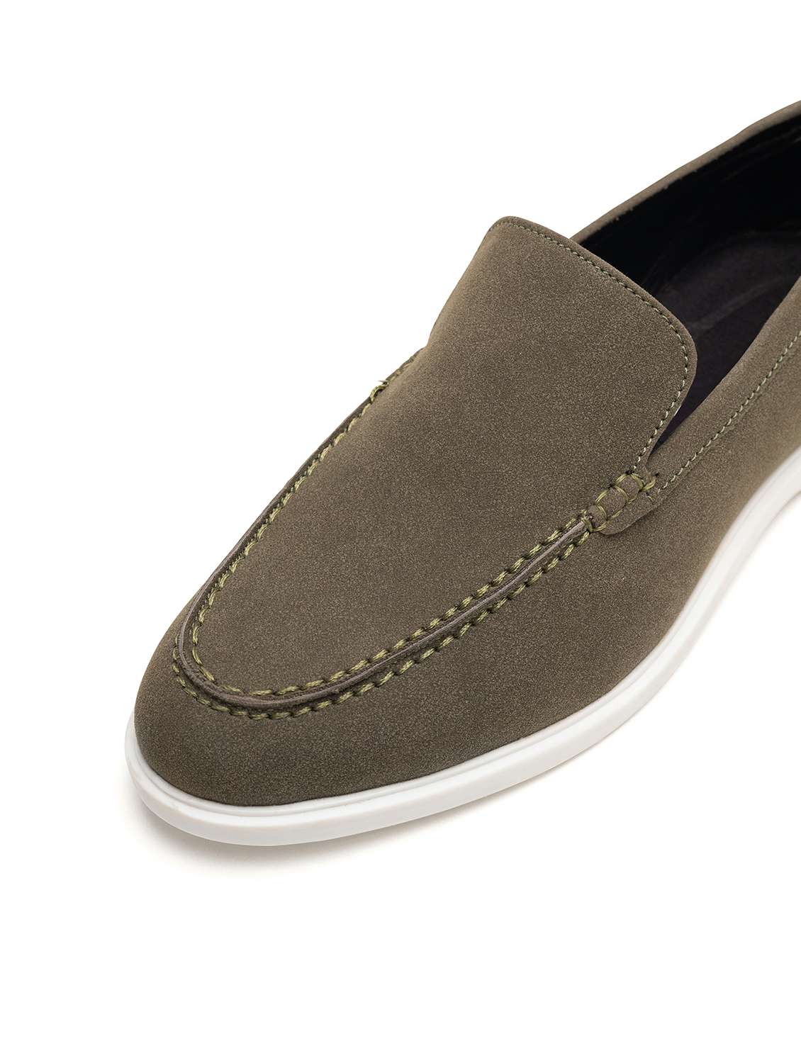men solid slip on loafer - 22337630 -  Standard Image - 3