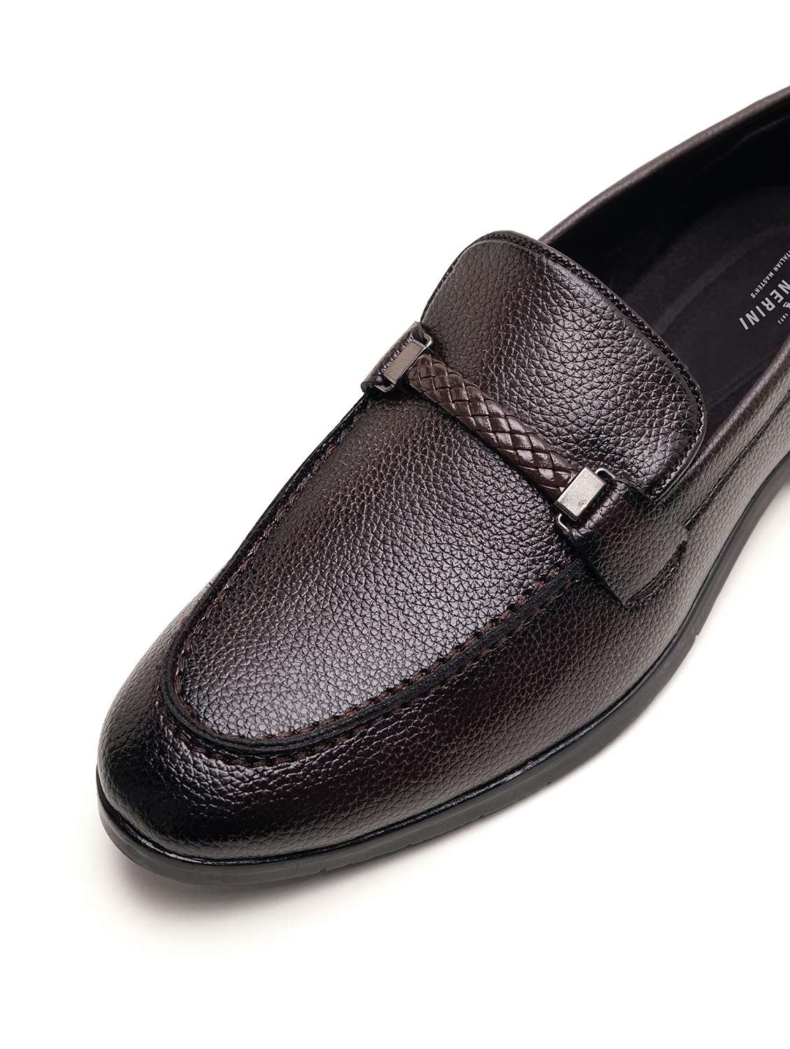 men solid slip on loafer - 22337638 -  Standard Image - 3