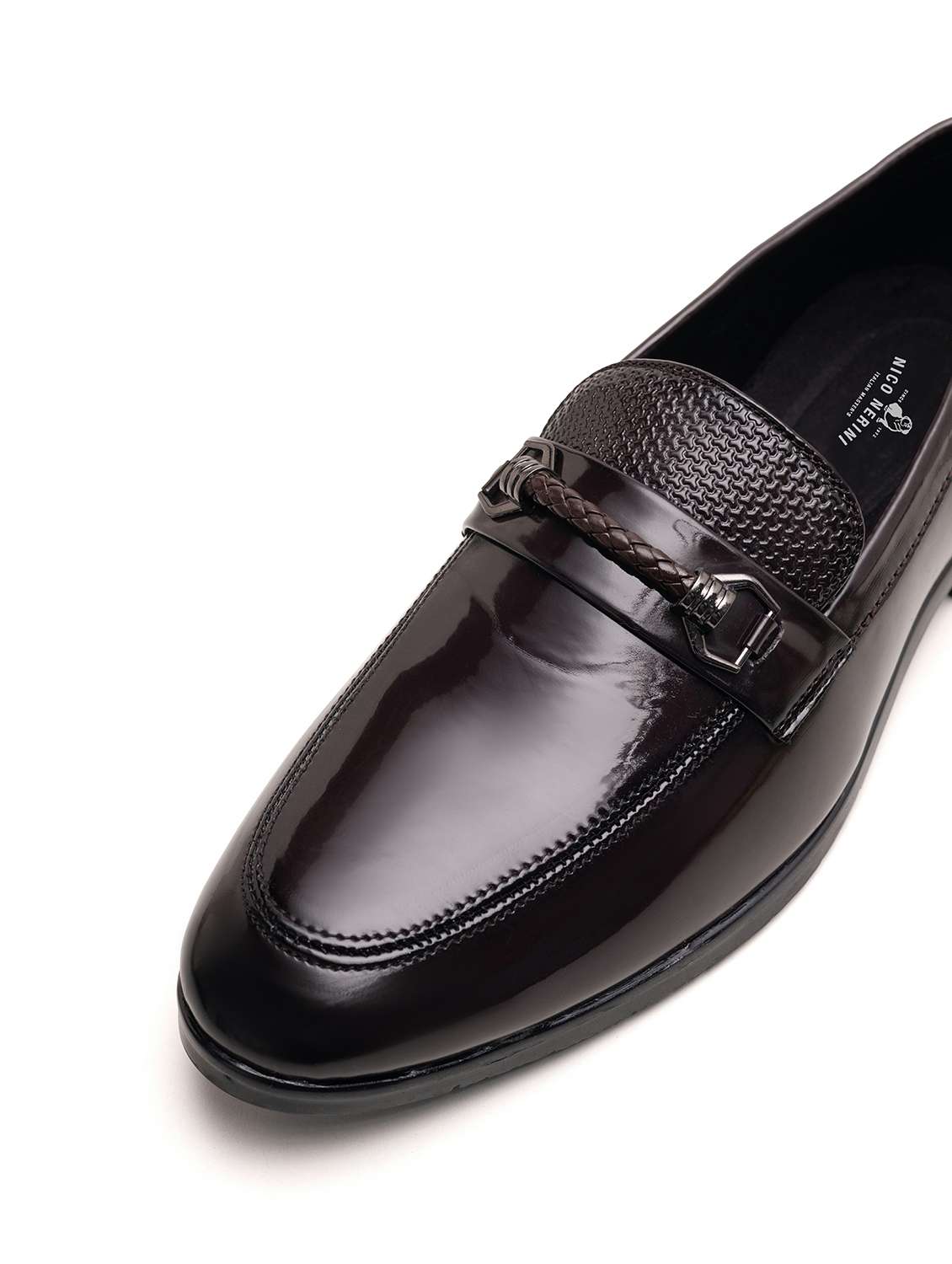 men solid slip on loafer - 22337642 -  Standard Image - 3