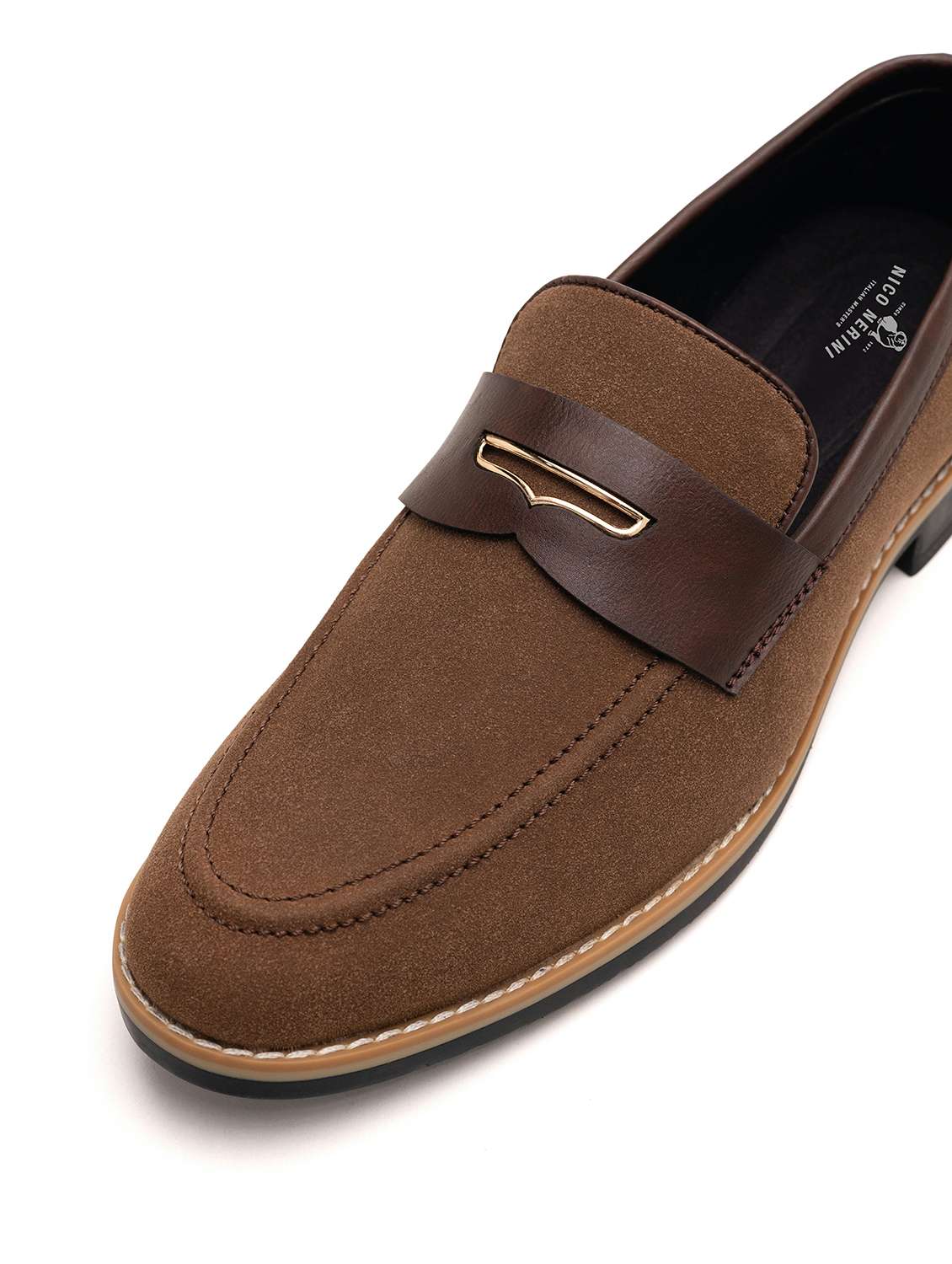 men solid slip on loafer - 22337644 -  Standard Image - 3