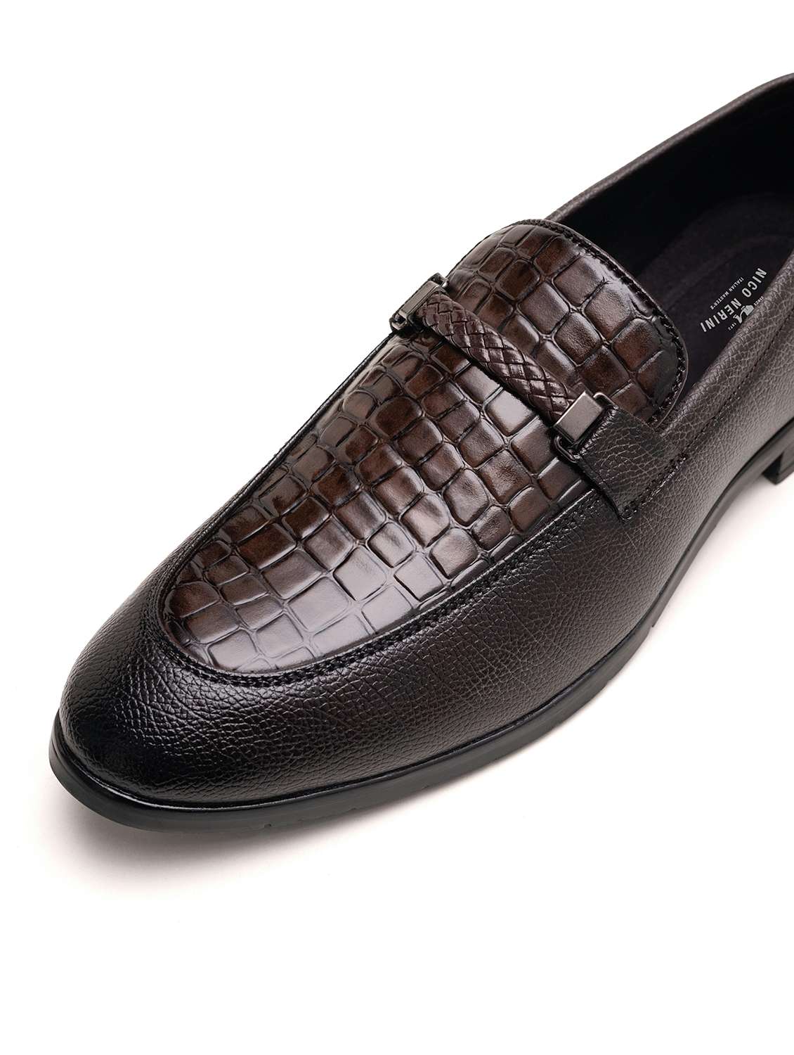 men textured slip on loafer - 22337651 -  Standard Image - 3