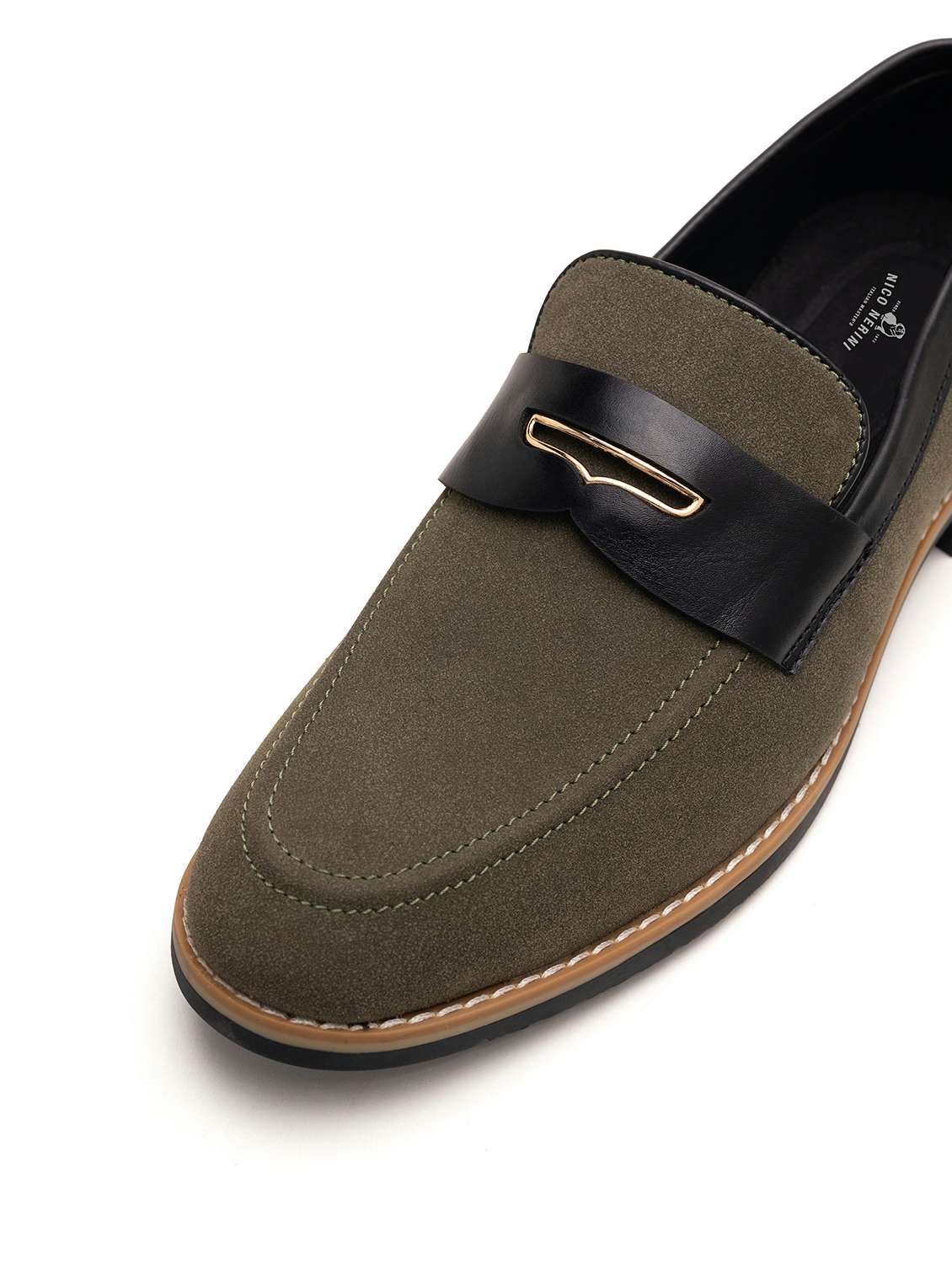 men solid slip on loafer - 22337688 -  Standard Image - 3