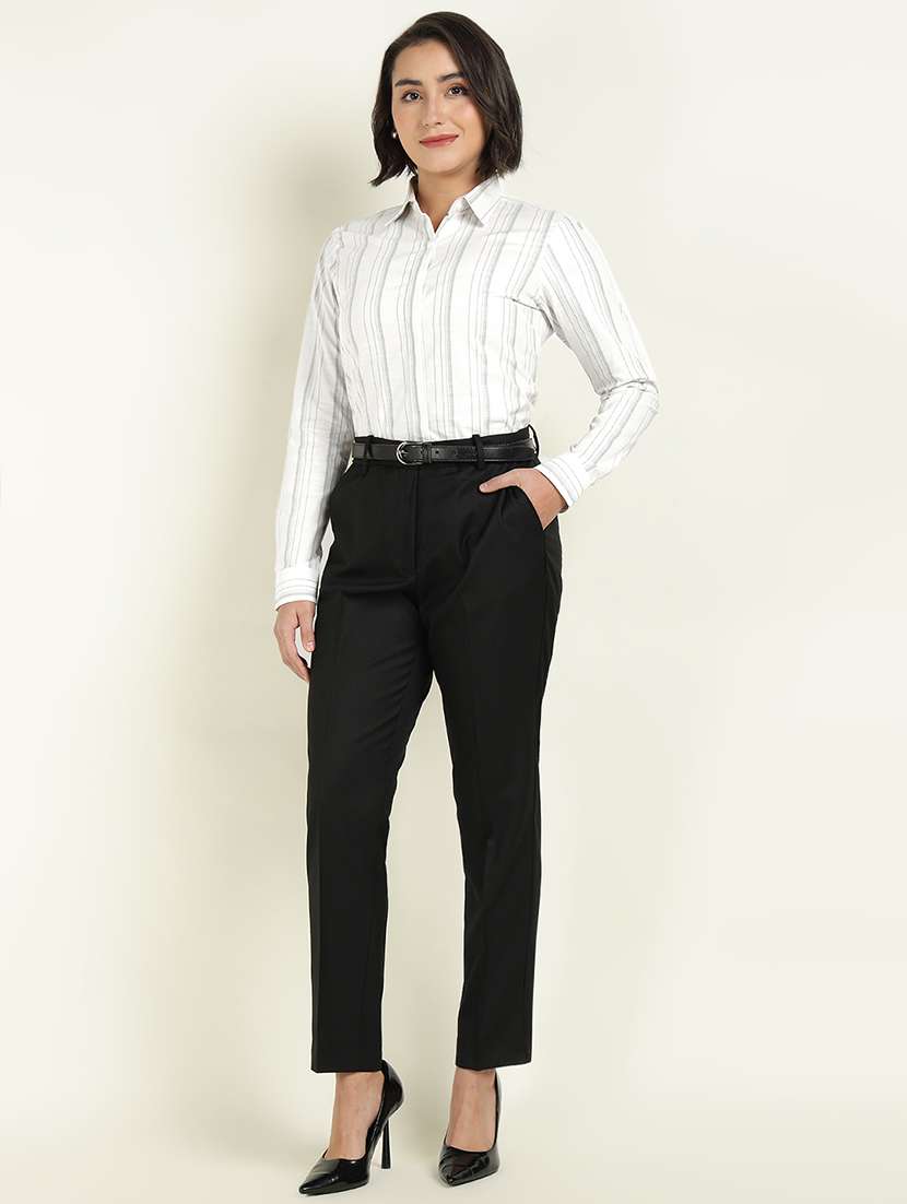 women collared long sleeve regular fit shirt - 22337689 -  Standard Image - 5