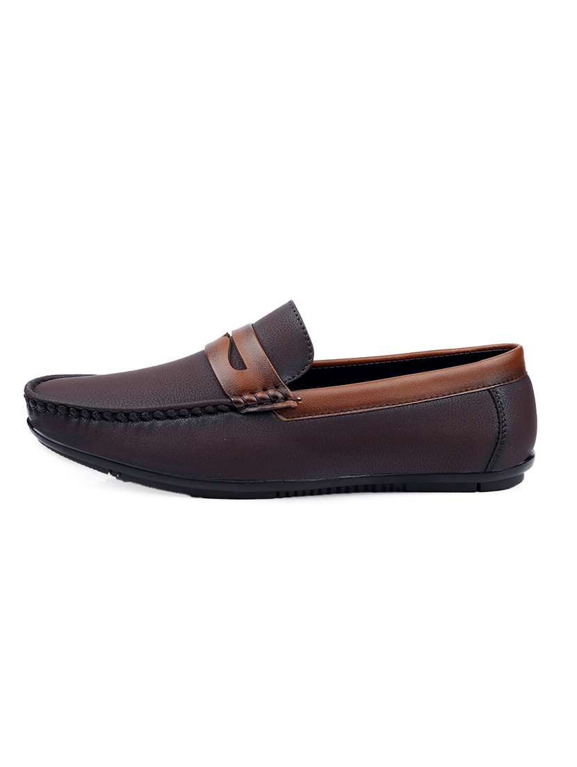 men solid slip on loafer - 22337707 -  Standard Image - 3