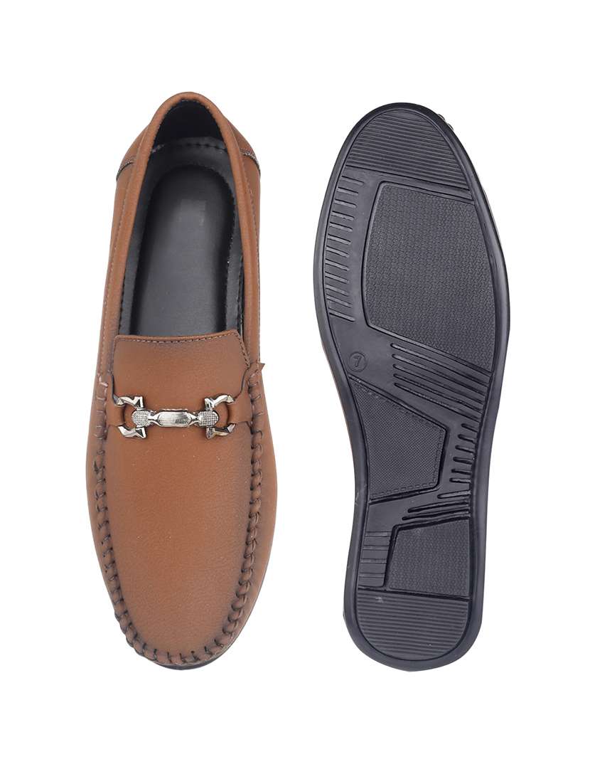 men solid slip on horsebit loafer - 22337709 -  Standard Image - 5