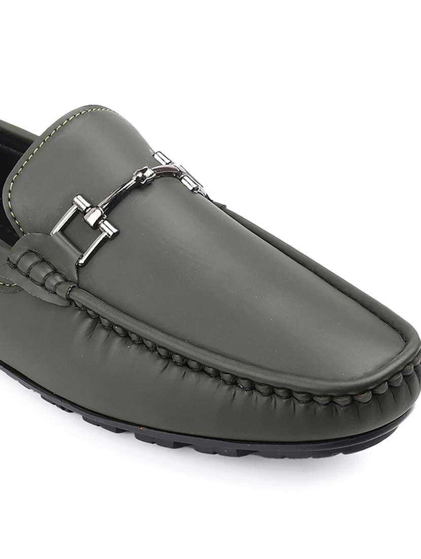 men solid slip on horsebit loafer - 22337711 -  Standard Image - 5