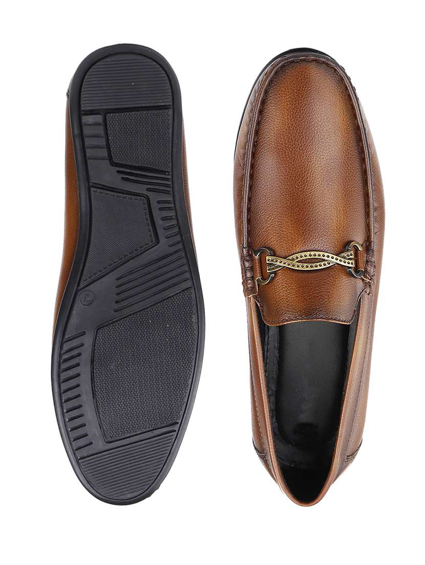 men solid slip on horsebit loafer - 22337713 -  Standard Image - 5
