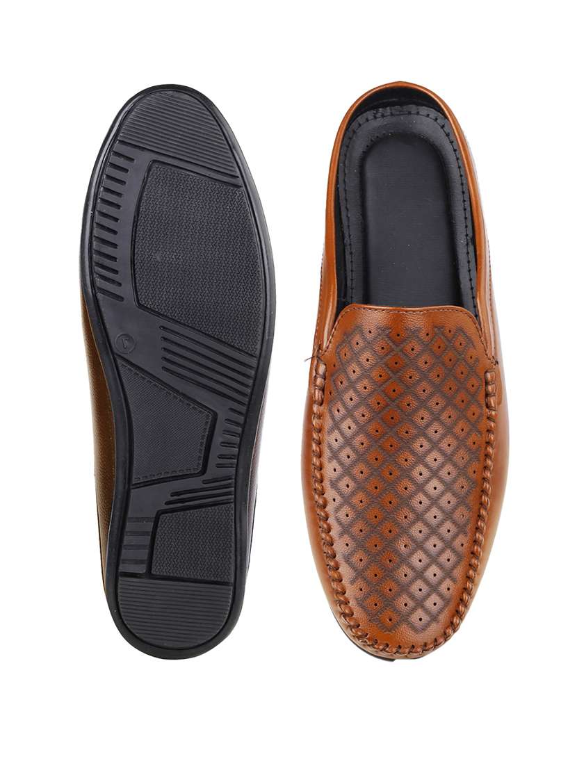 men textured slip on loafer - 22337714 -  Standard Image - 5