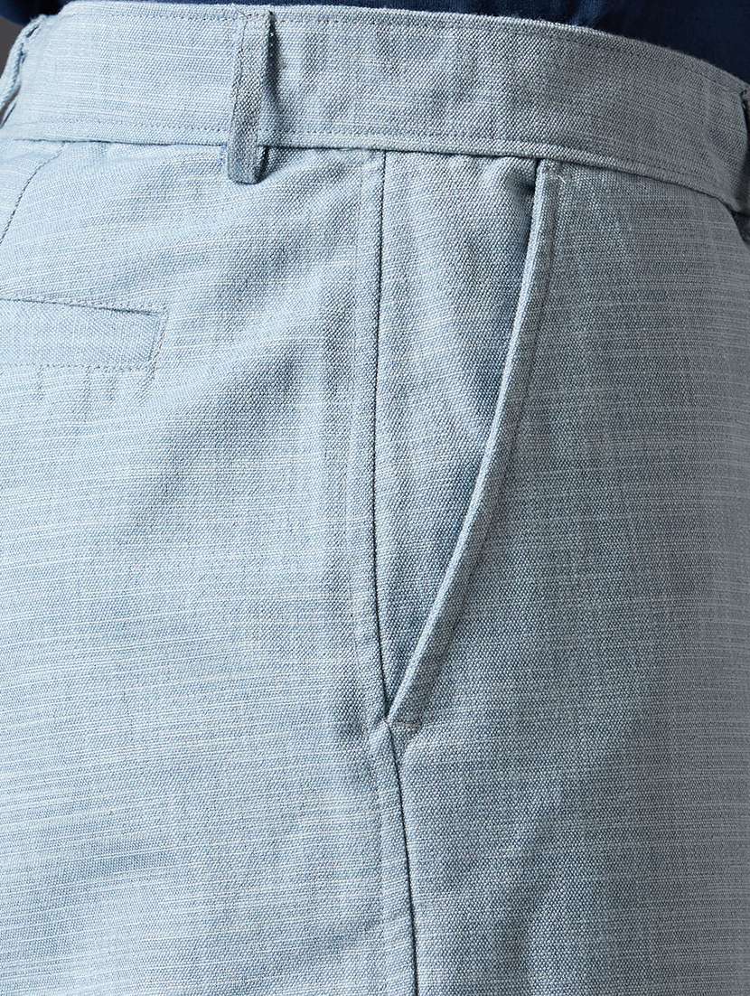 men solid mid rise regular fit shorts - 22337726 -  Standard Image - 5