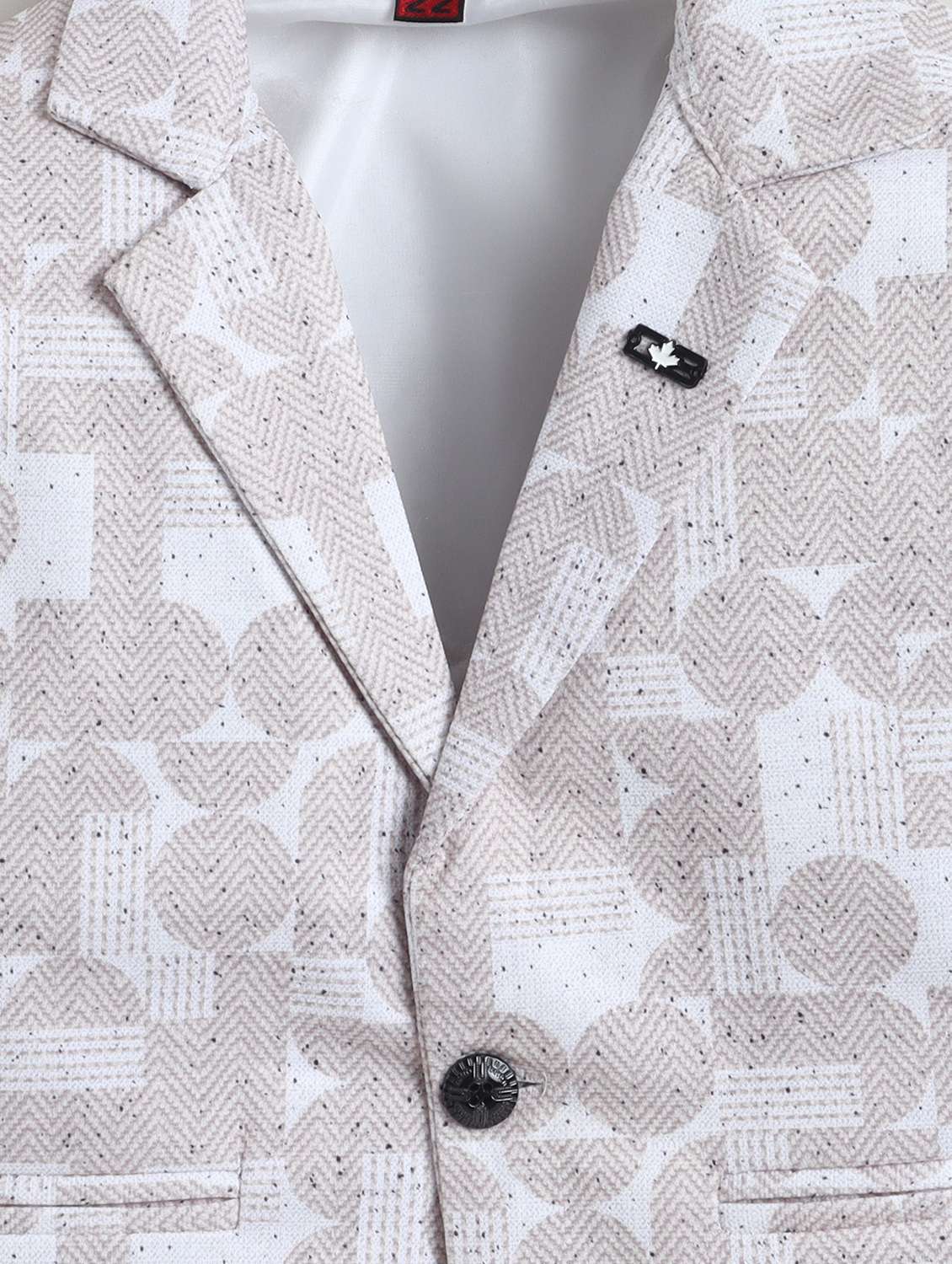 boys printed blazer and trouser with t-shirt set - 22337730 -  Standard Image - 5