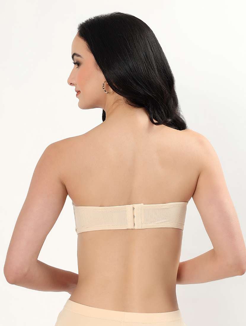 women solid padded tube bra - 22338112 -  Standard Image - 3