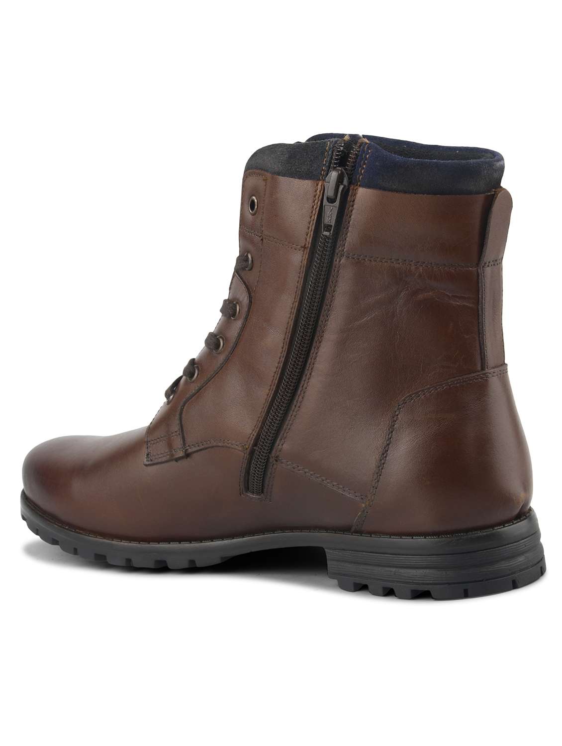 men brown lace up boot - 22338120 -  Standard Image - 5