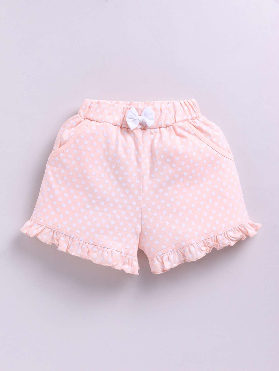 kids printed mid rise shorts