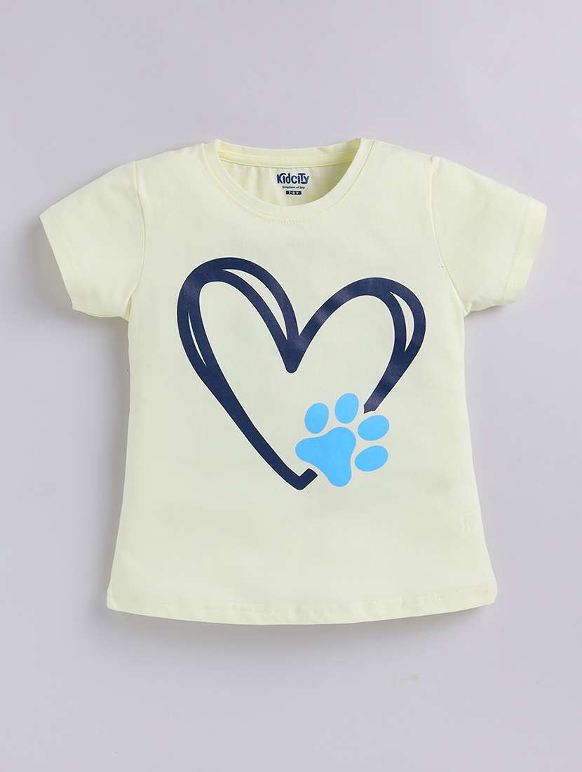 kids printed short sleeve t-shirt
