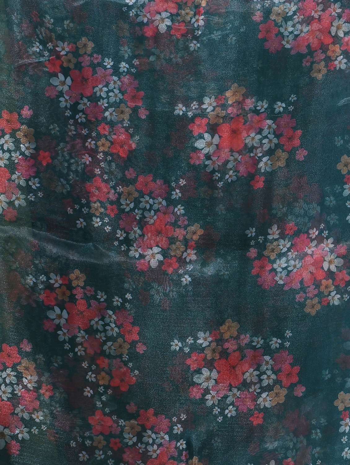 women floral printed saree - 22338197 -  Standard Image - 5