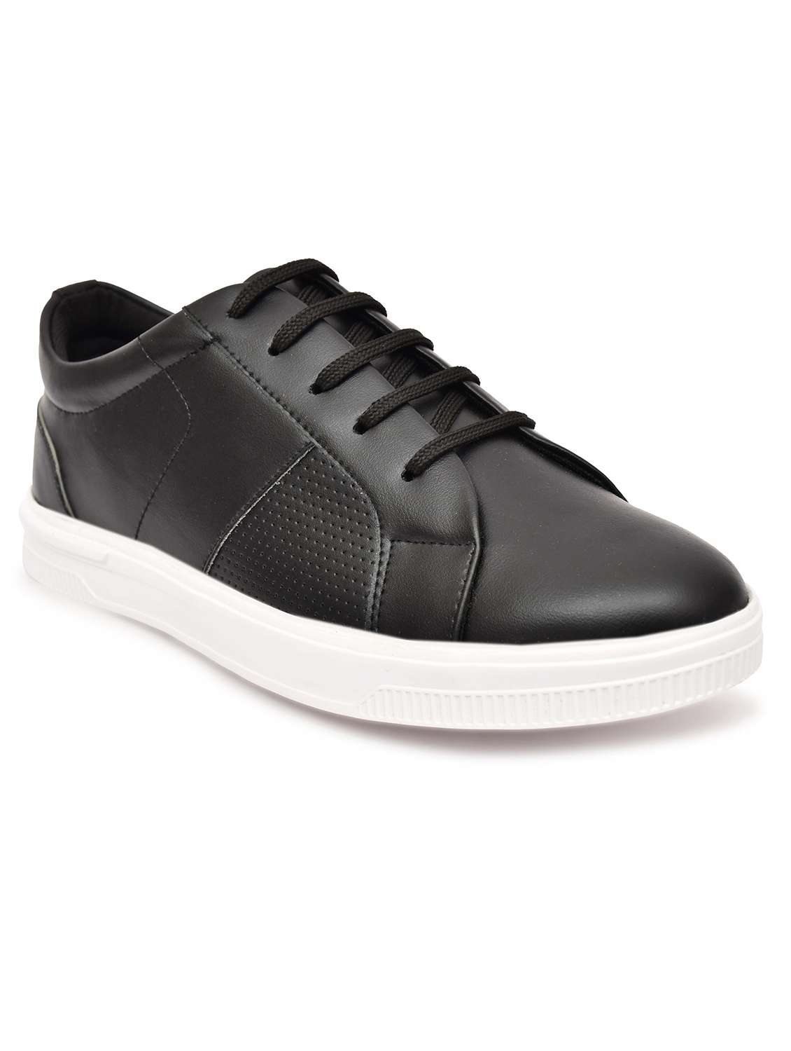 men black lace-up sneaker - 22338397 -  Standard Image - 3