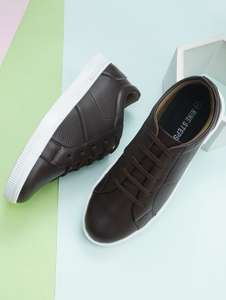 Men Brown Lace-Up Sneaker - Image 7